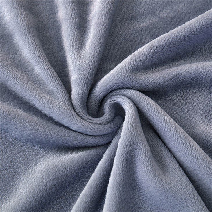 100% polyester brushed coral fleece blanket