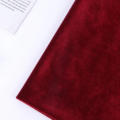 90%polyester 10%spandex Velvet Fabric