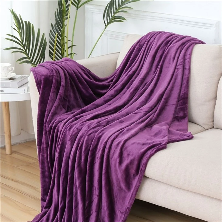 coral fleece blanket set