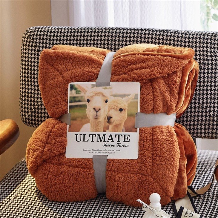 sherpa blanket for winter