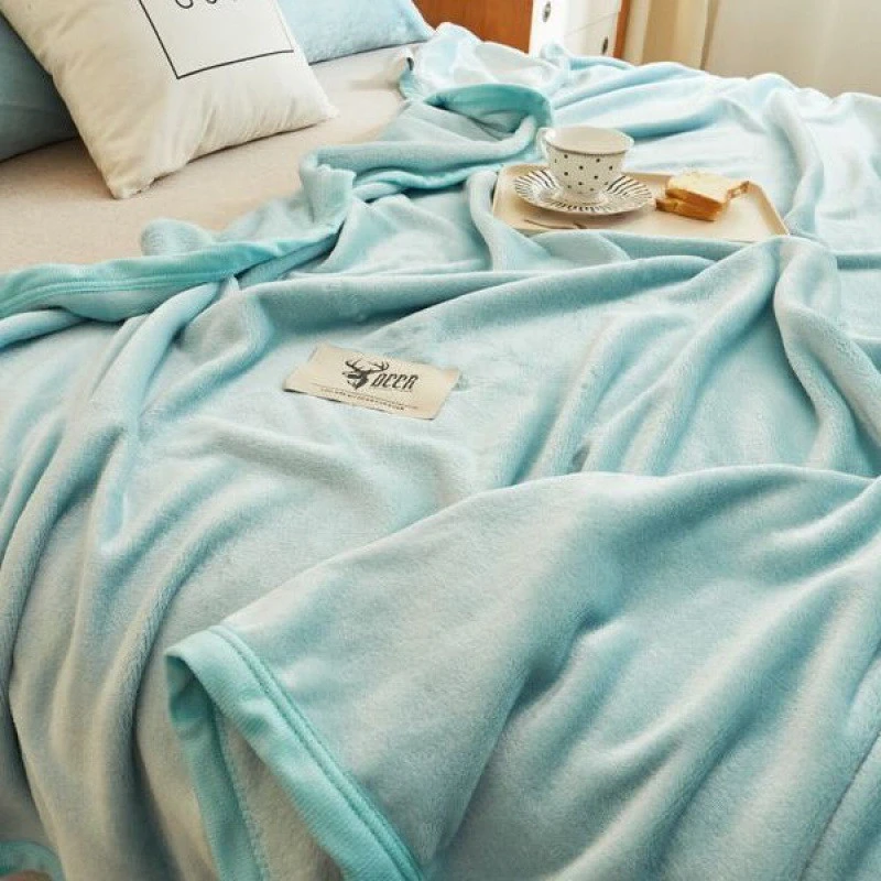Coral Polar fleece tyk kastetæppe