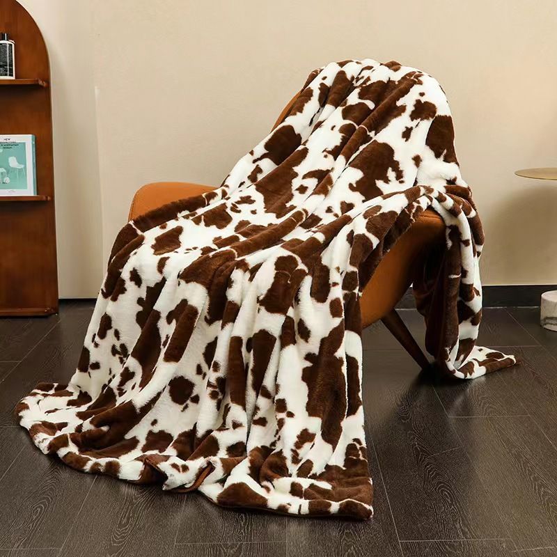 Cow Print tæppe