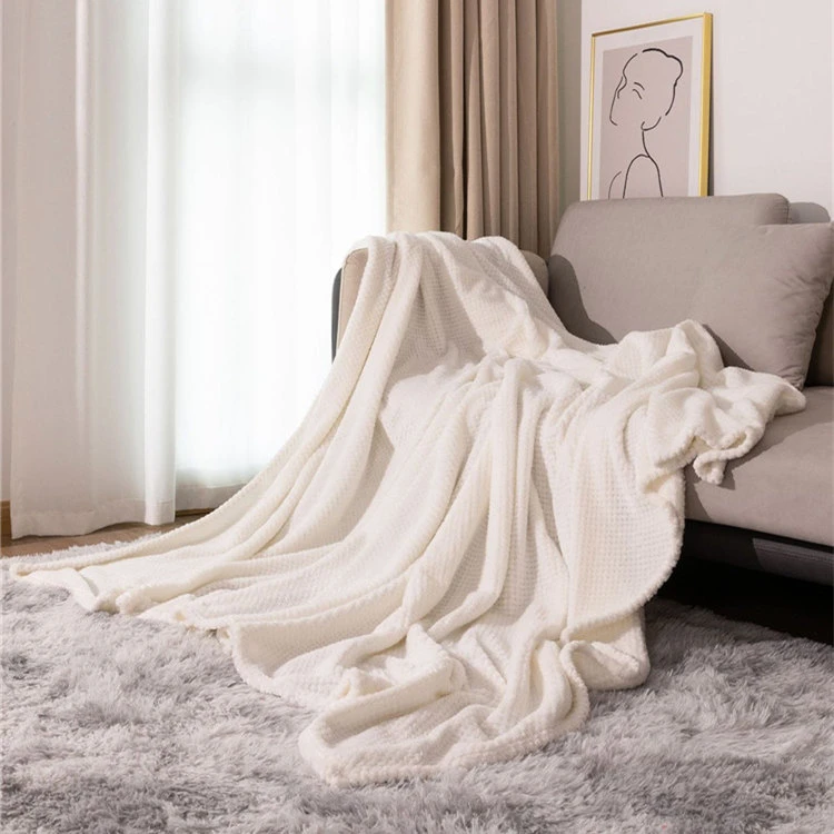 Jacquard Coral Fleece tæppe