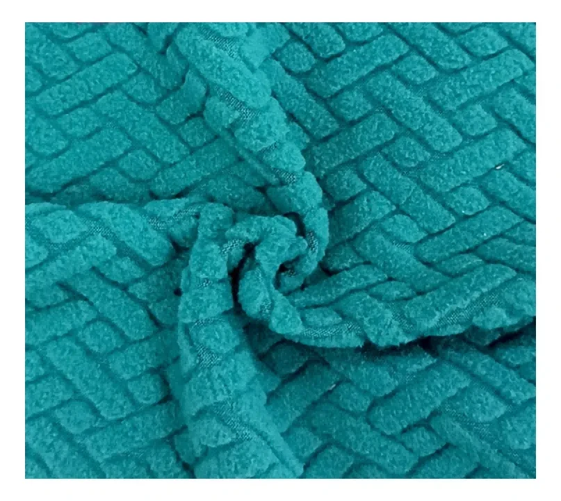 Jacquard Polar Fleece Drop-nål stof Polar Fleece