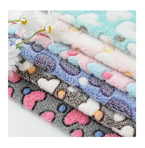 Jacquard trykt flannel stof