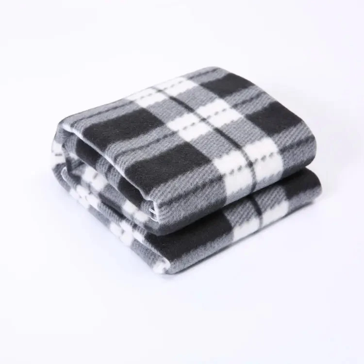 Strikket Polar Fleece tæppe