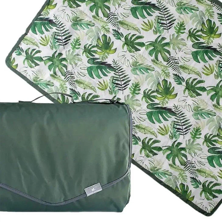 leaf picnic blanket