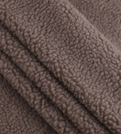 One Side Printing Sherpa Fleece Fabric For Garment in stock