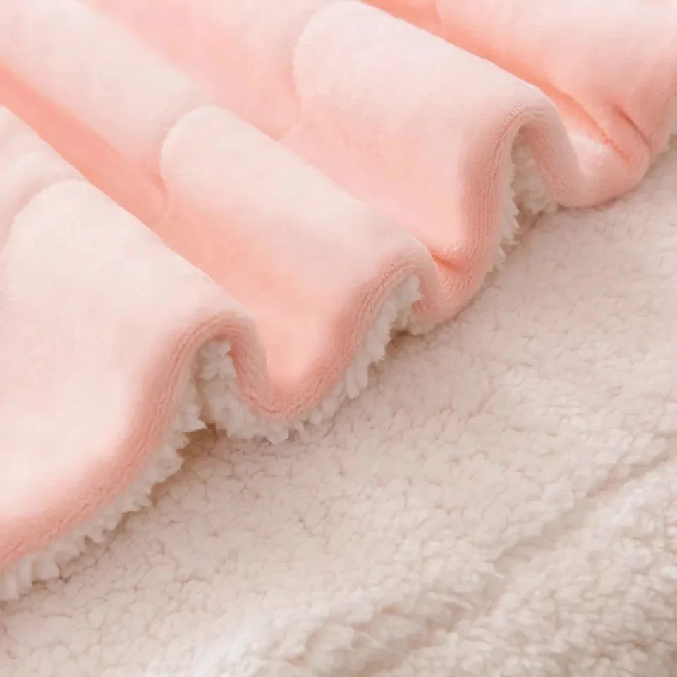 Pink Sherpa tæppe
