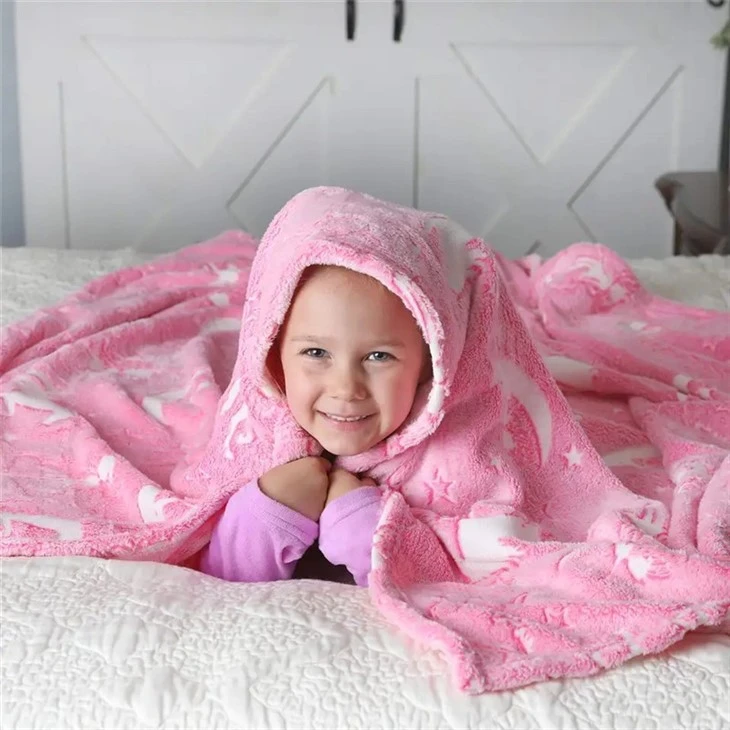 pink flannel blanket