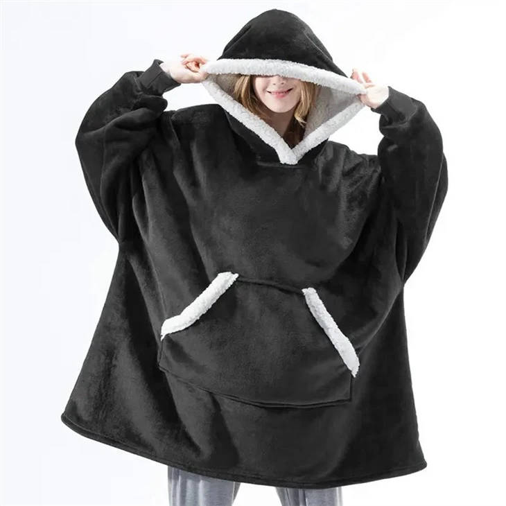 Fleece Hoodie Blanket