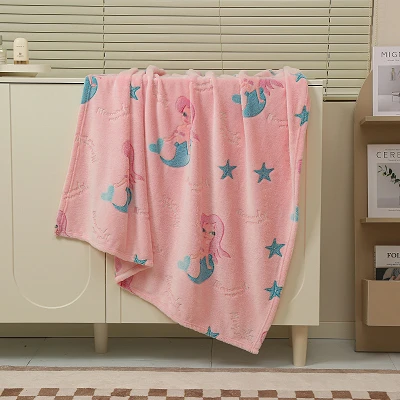 Print Fluorescent Blanket