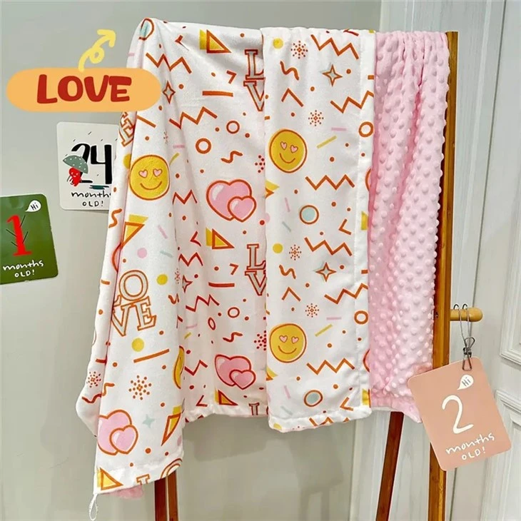 pink minky blanket