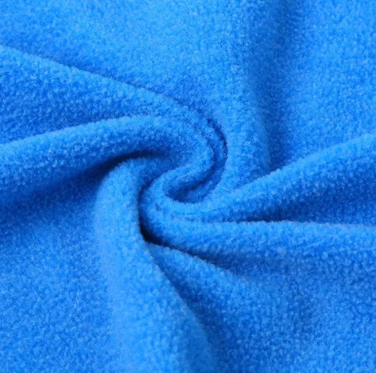 Sherpa Boucle Fleece Stof To Side Børste