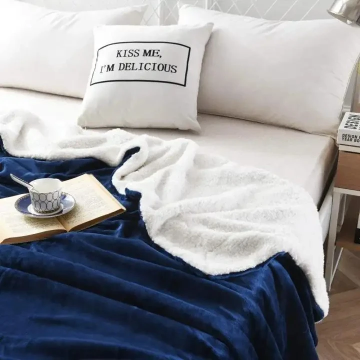 Sherpa Fleece Blanket Throw Free Sample