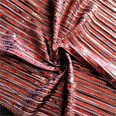 100% polyester metallisk pailletter stof