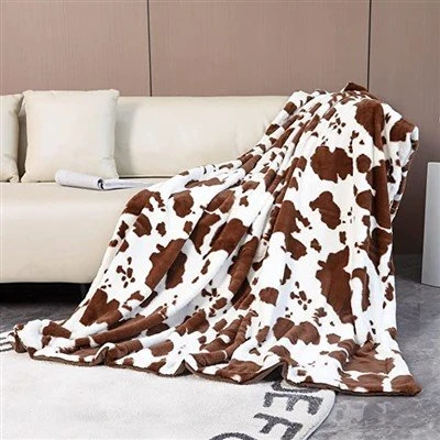Trykt cow cover tæppe