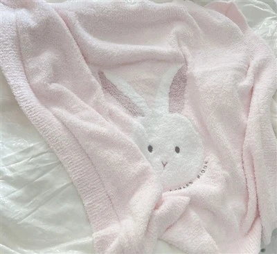 Pink Bunny tæppe