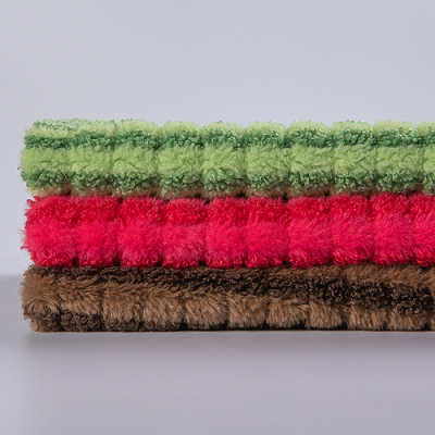 Single Side Jacquard Sherpa stof