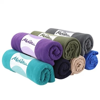 Polært tæppe af fast farve fleece tæppe