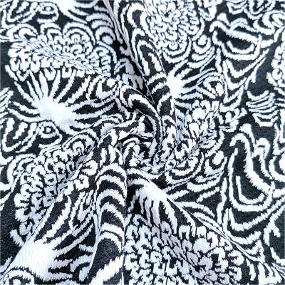 Stretch strik Jacquard stof