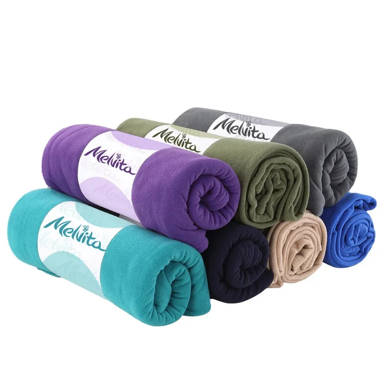 Polært tæppe af fast farve fleece tæppe