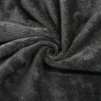 Ensfarvet Sherpa Fleece stof til klud