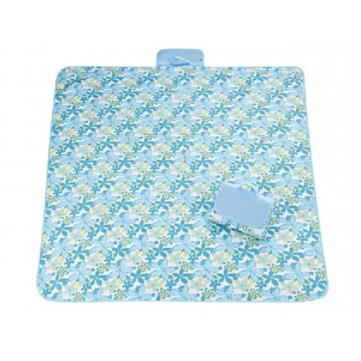 blue picnic blanket