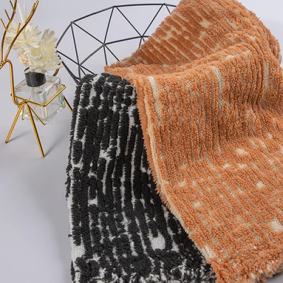 Zebra print sherpa stof