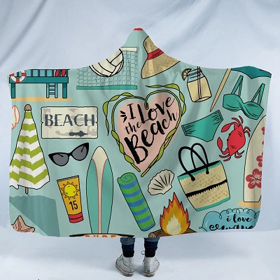 Hoodie Blanket With Sleeves