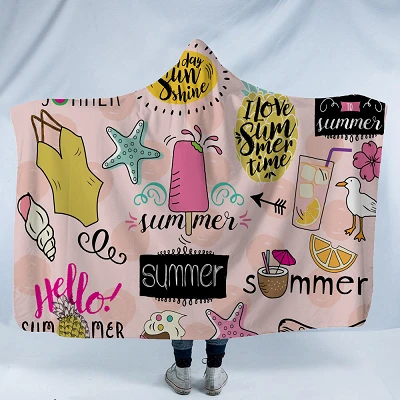 Hoodie Blanket With Sleeves